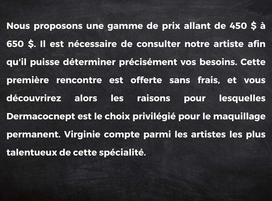 Maquillage permanent dermaconcept