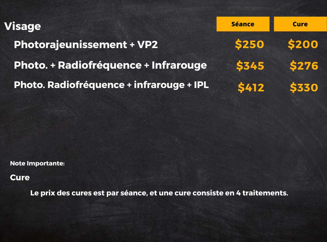 Photorajeunissement dermaconcept